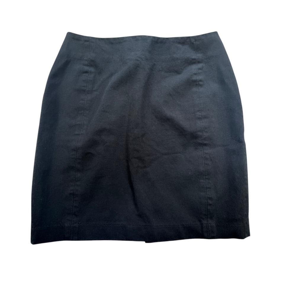 Banana Republic Black Stretch Pencil Skirt Women 2P Petite Professional Workwear